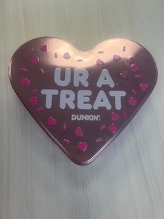 Dunkin Valentine's box of munchkins