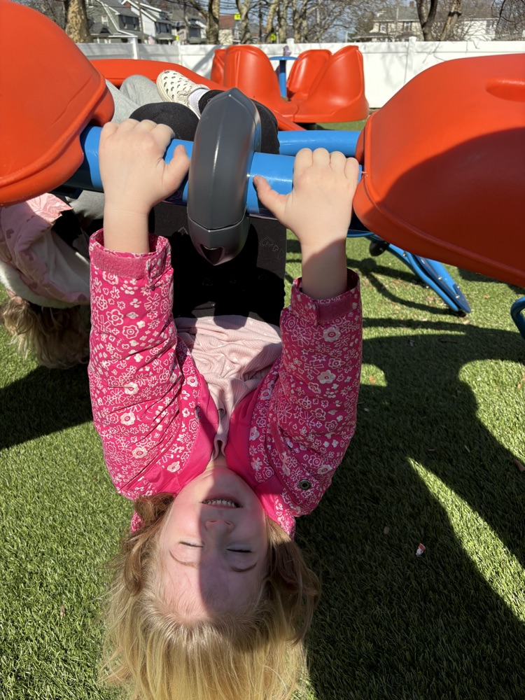 Just hanging around on the playground!!