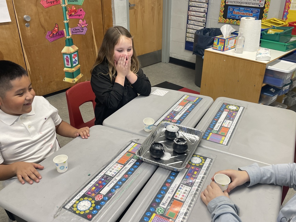Little Leprechauns mixing matter for an eruption of St. Patrick's Day treasures!