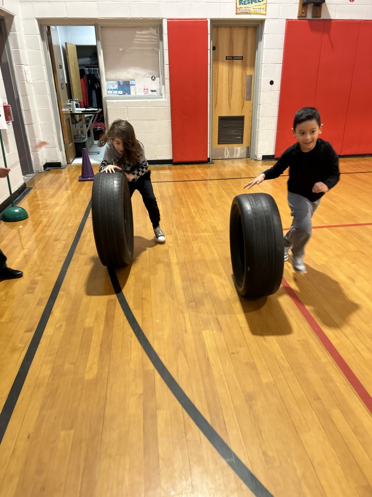 Heart heroes in action! 💪❤️ Our gym is full of movement, smiles, and BIG hearts as we take on the Kids Heart Challenge for the American Heart Association!