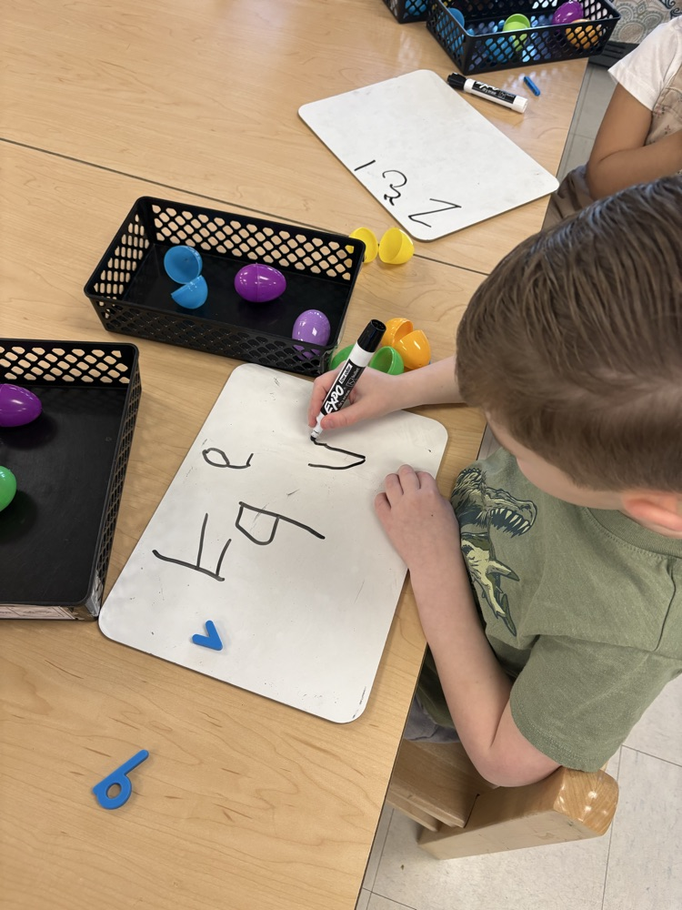 Egg hunt with lettters!