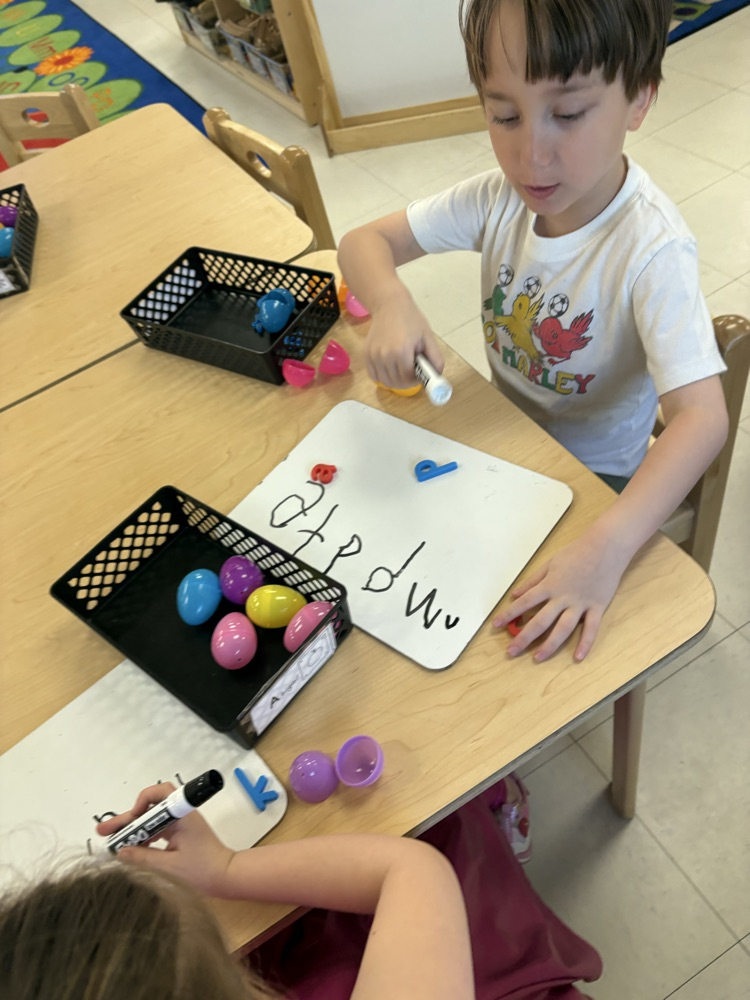 Egg hunt with letters!