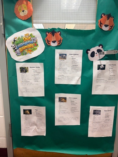 endangered animal research reports