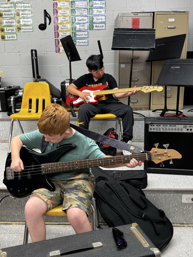 Bass and Guitar!