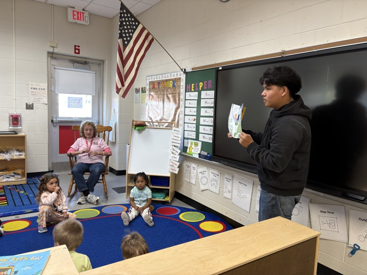 thank you to Miguel for reading to our Pre-K friends!! 