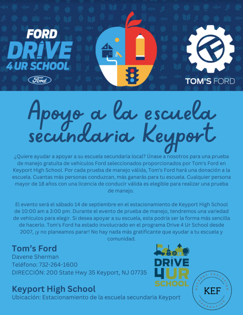 Save the date for the next Keyport Education Foundation Fundraiser!