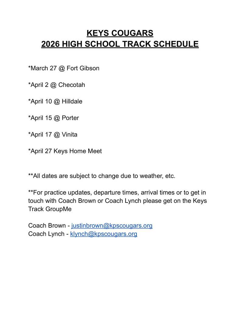 HS Track