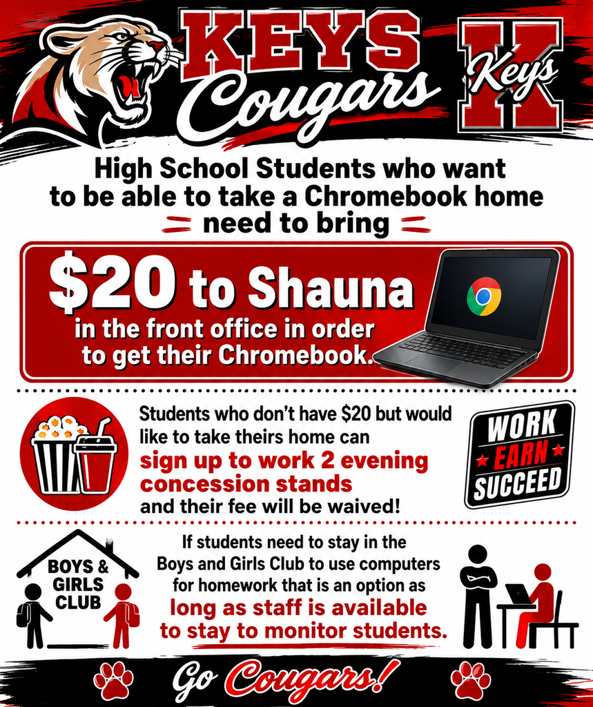 Chromebook Check Outs Start Tomorrow!