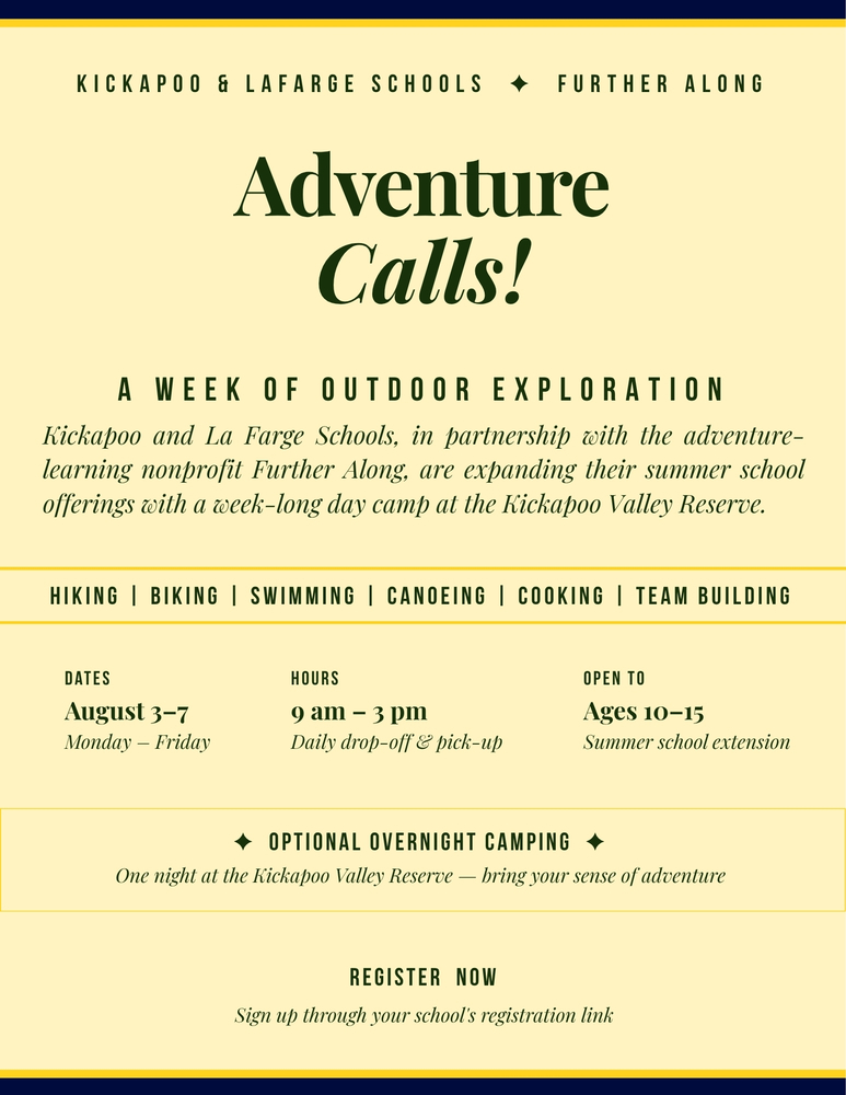 Adventure Calls! Summer Day Camp