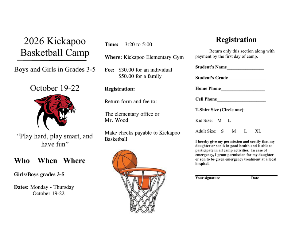 Elementary Basketball Camp