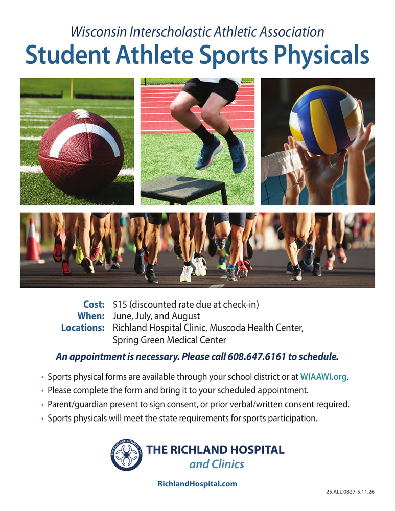Student Athlete Sports Physicals