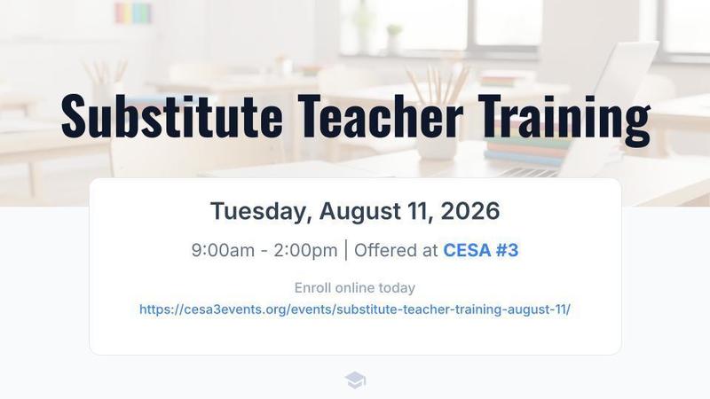 Substitute Teacher Training