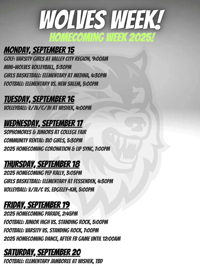 Wolves Week!