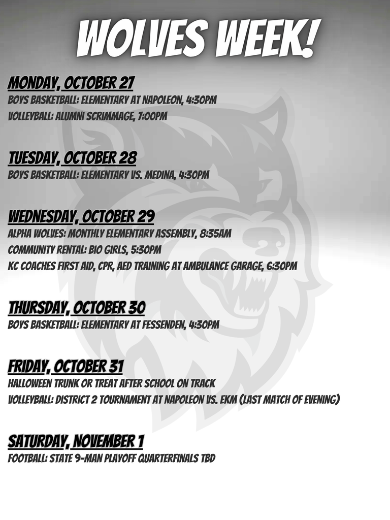 Wolves Week!