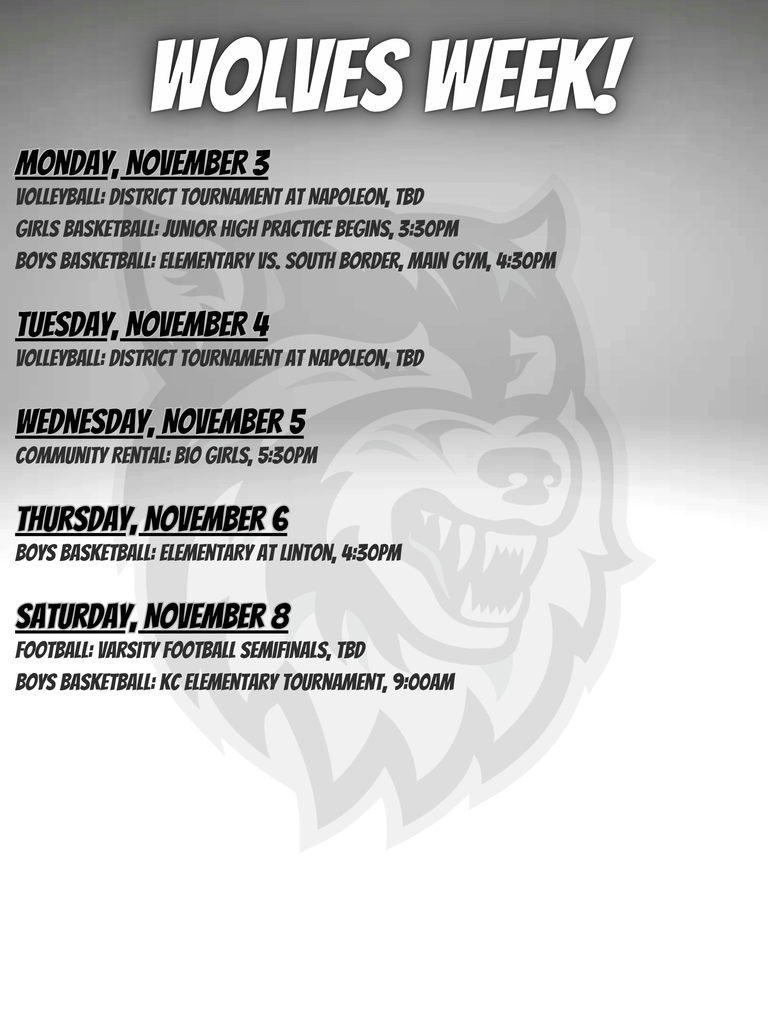 Wolves Week!