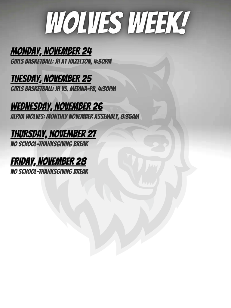 Wolves Week!