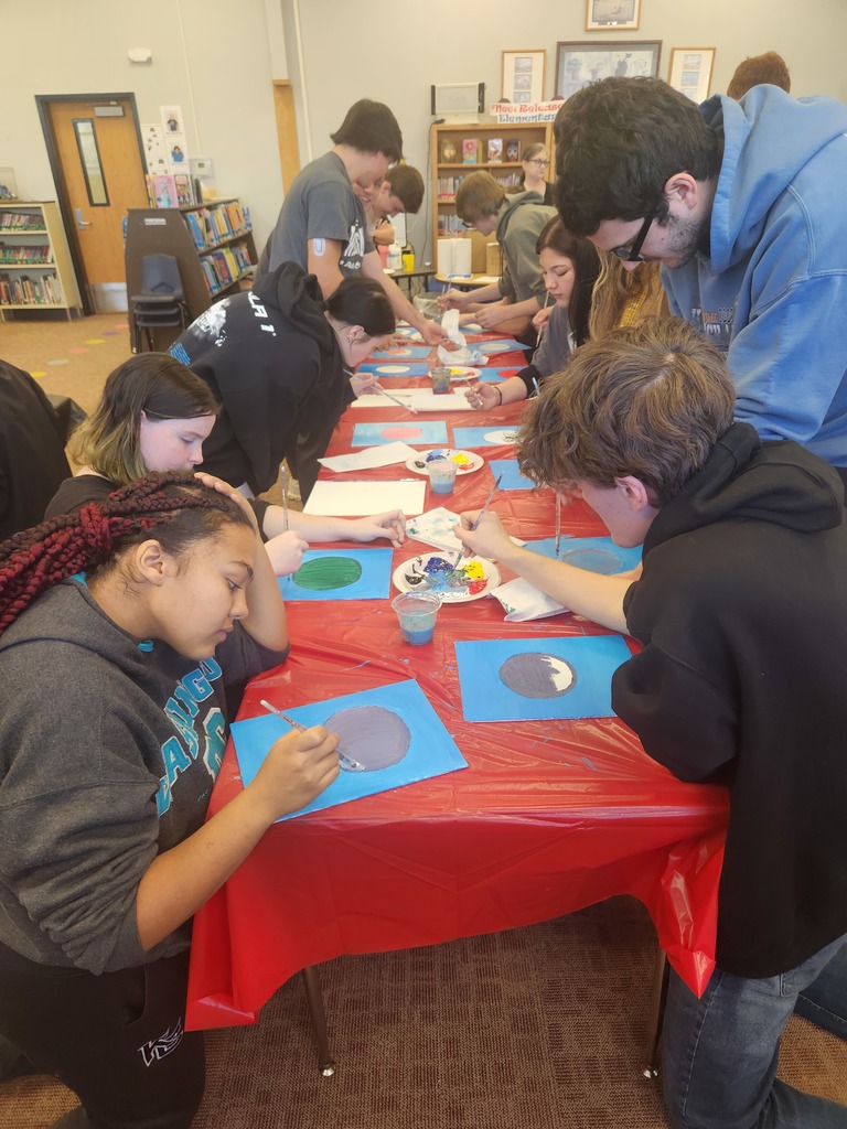 Seniors hard at work.