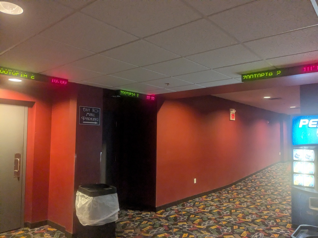 Three theaters all for us!