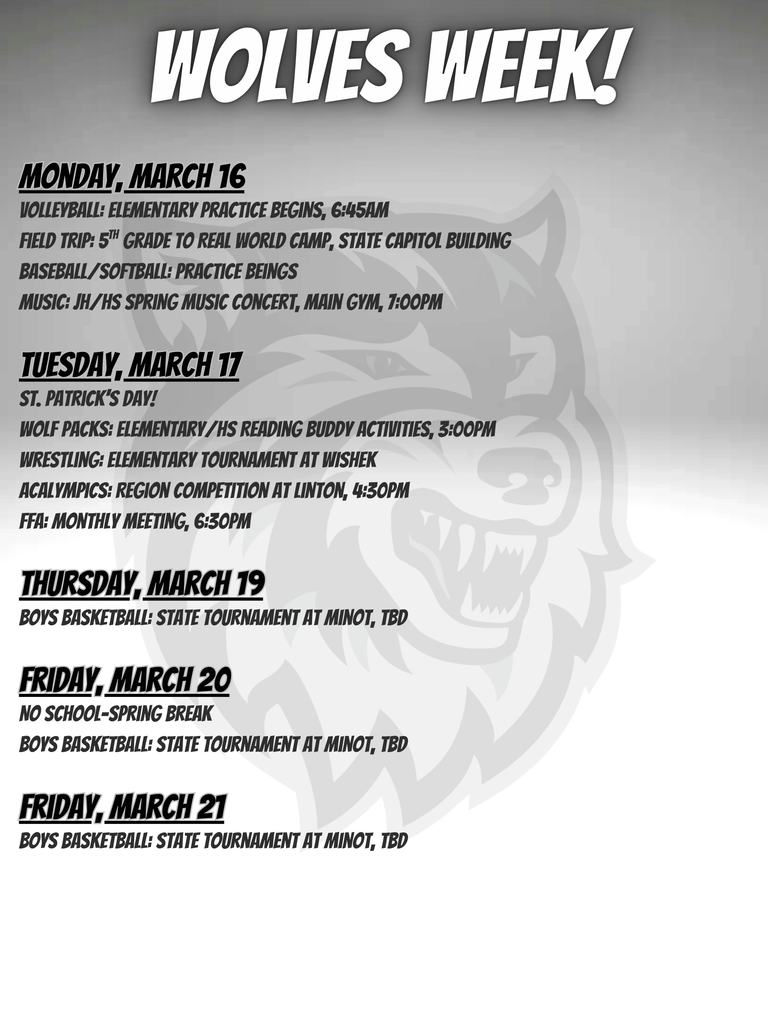 Wolves Week!