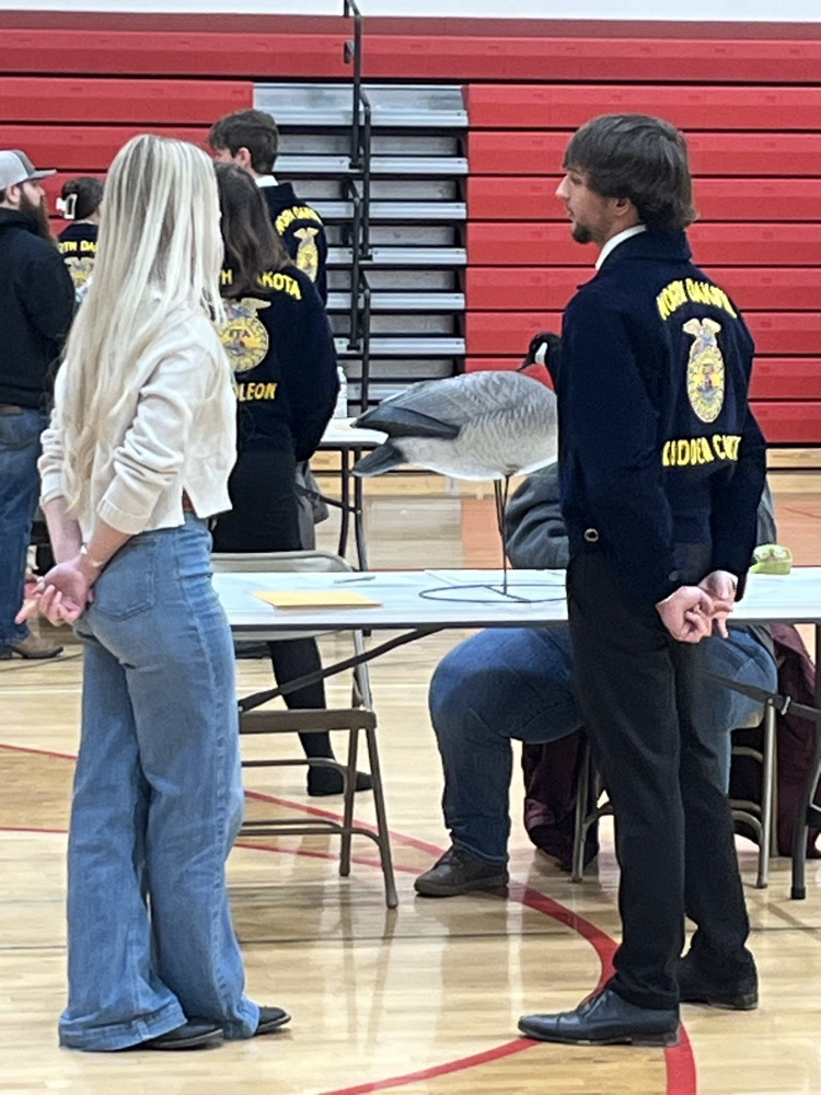 Donaven selling his Goose decoy