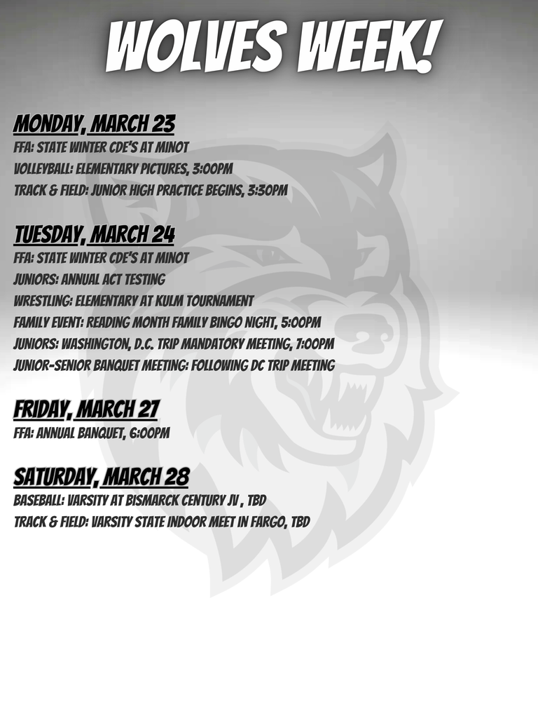 Wolves Week!