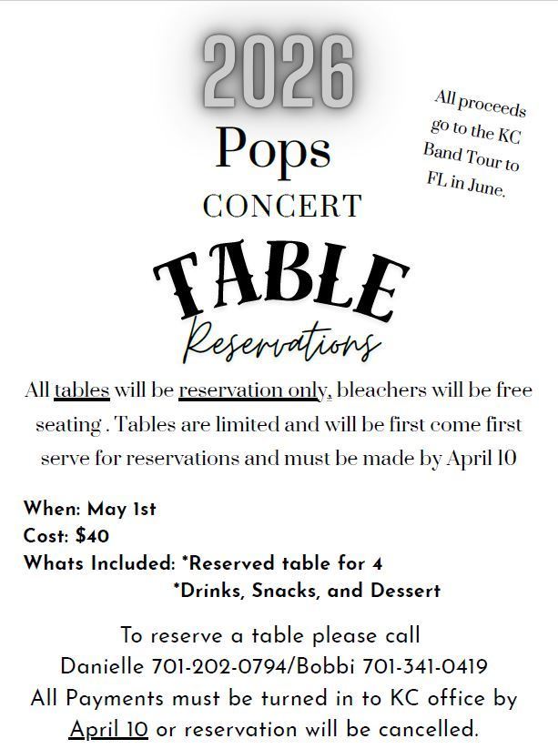 Pops concert Flier