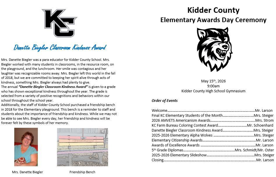 Awards Day Program