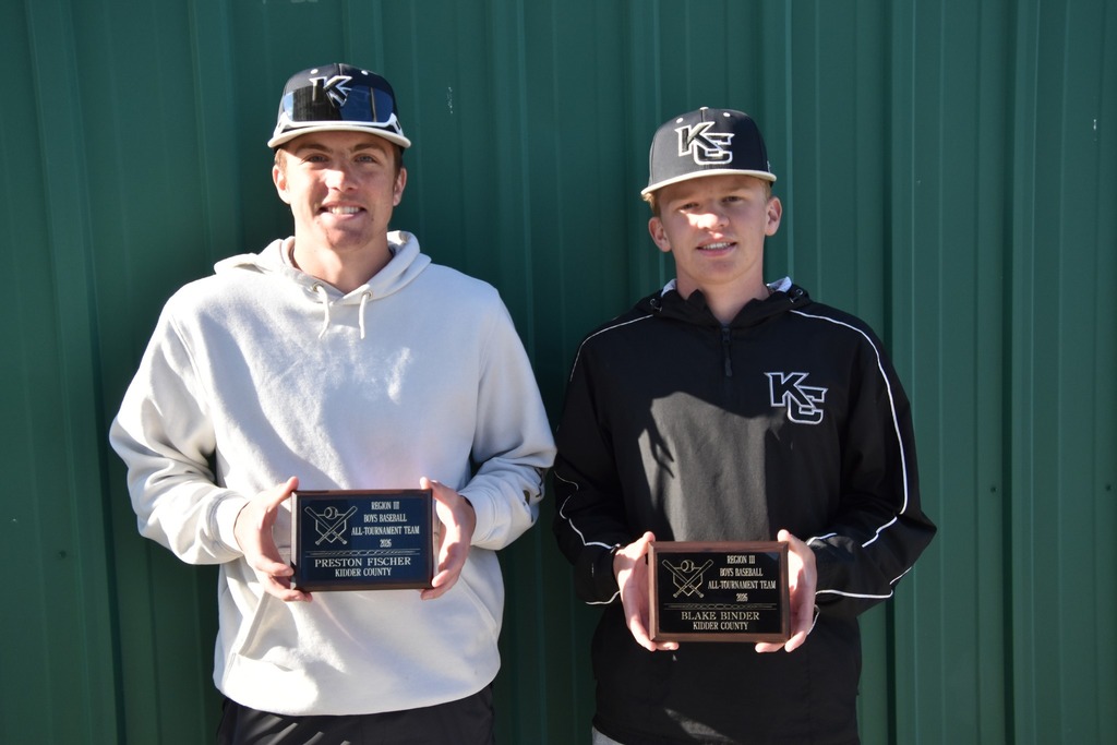 all region baseball preston fischer and blake binder