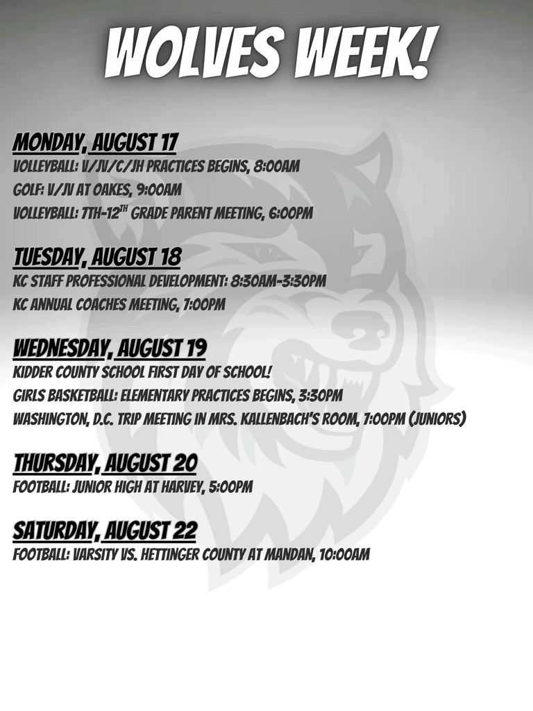 Wolves Week!