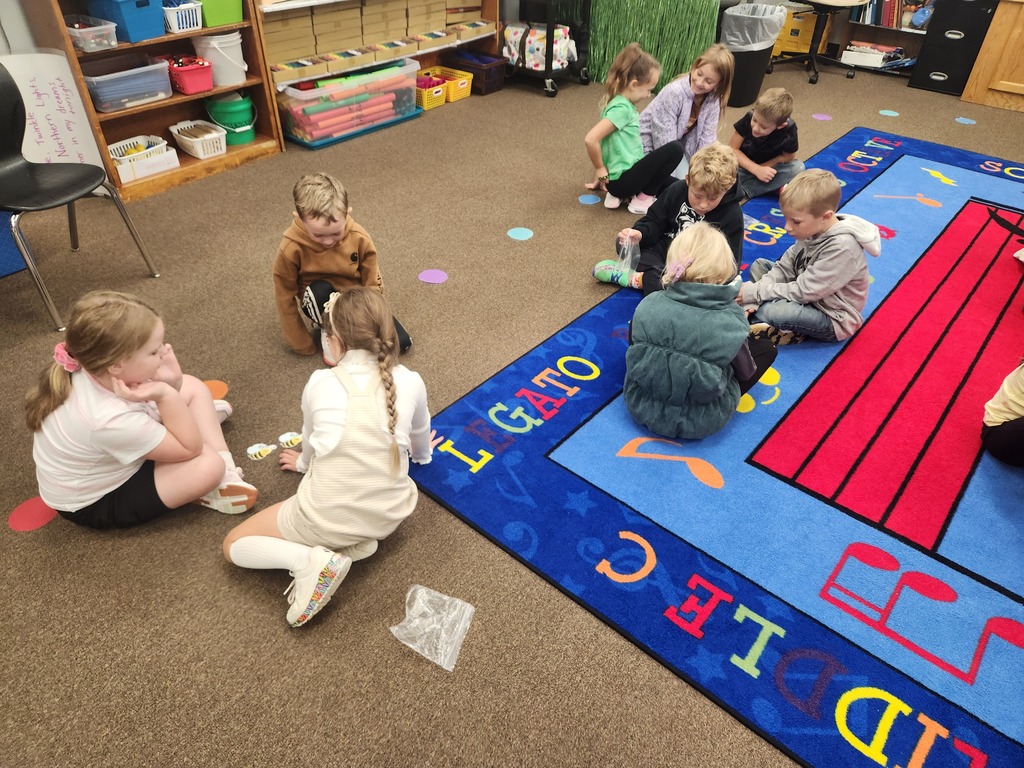 Working hard with our 'beat bees.'