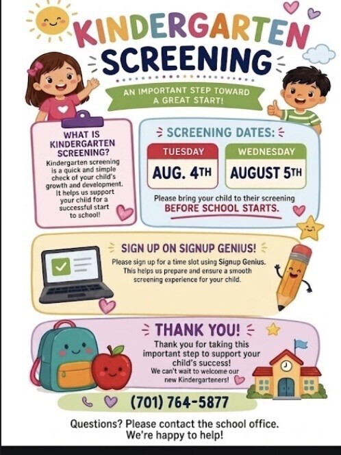 2026 Kindergarten Screening