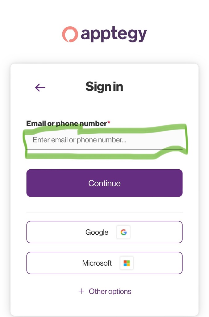 Parent Sign In