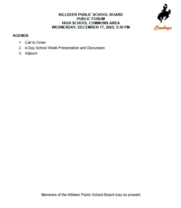 Agenda 12-17-25 Public Forum
