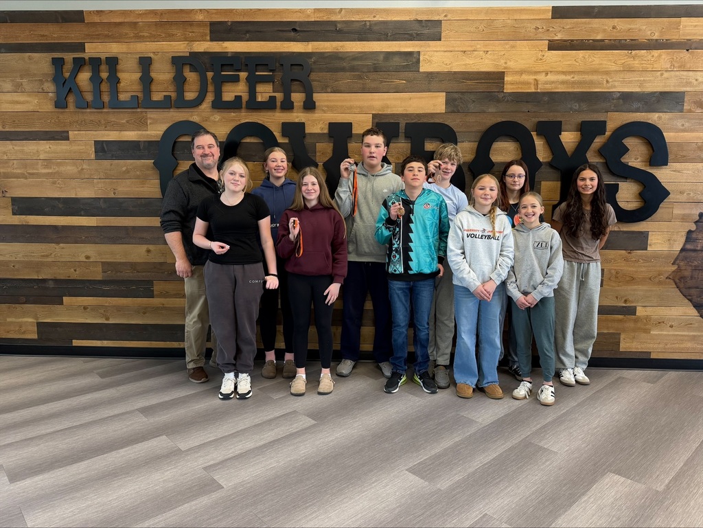 Congratulations to all 7th and 8th graders participating in the Junior High Mathcounts competition this morning. Job Well Done by All! Results were as follows: 1st Place- Katelyn Dukart 2nd Place- Samuel Schettler 3rd Place- Sutton Bang 4th Place- Paxton Altringer