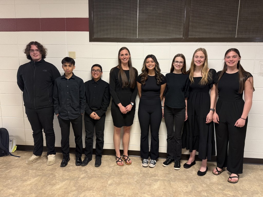 KHS Choir Students who attended the contest in Bowman
