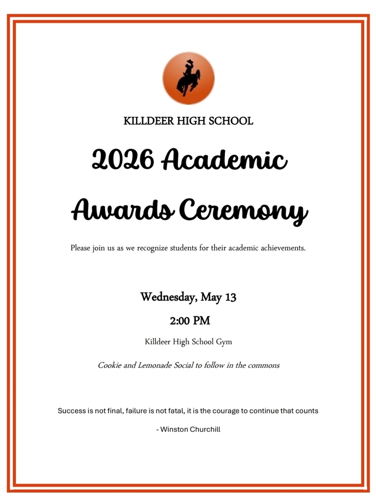 2026 KHS Academic Awards Ceremony Flyer