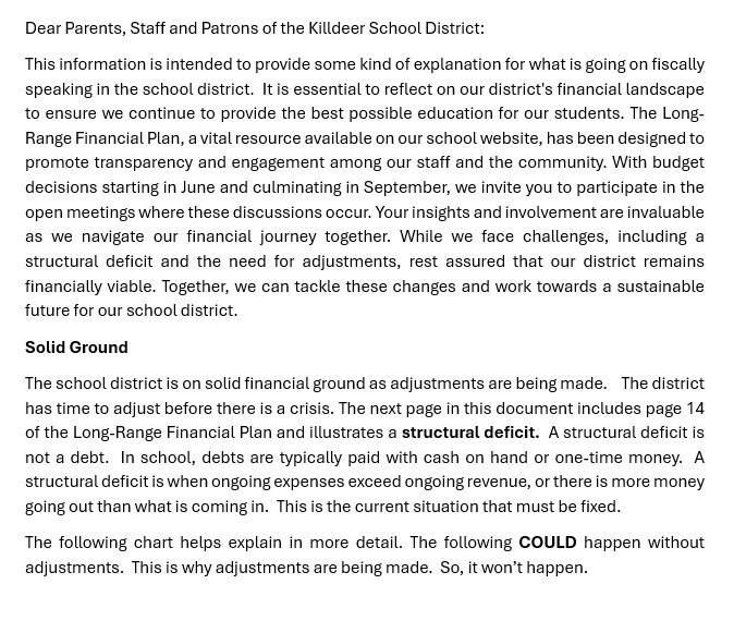 Finance Update page 1