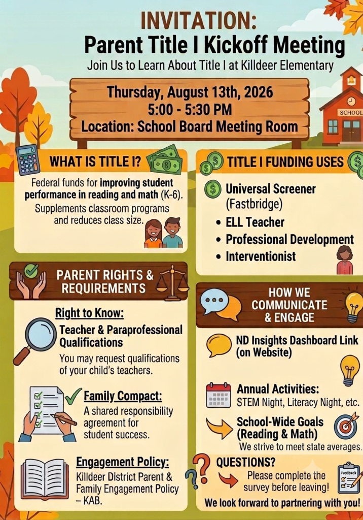 Title I Parent Information Meeting
