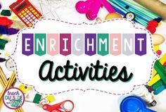 Enrichment and Engagement Friday September 4th.