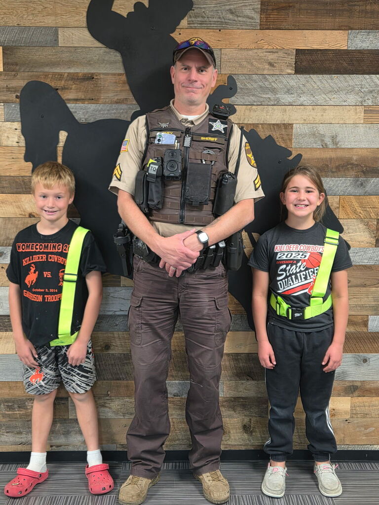 Officer Carney and the Safety Patrol
