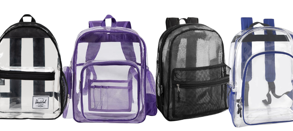 is a clear mini backpack acceptable at jordan hare 2PC Air School W/ Pencil Case Set Jordan-Hare Stadium Clear Bag Policy