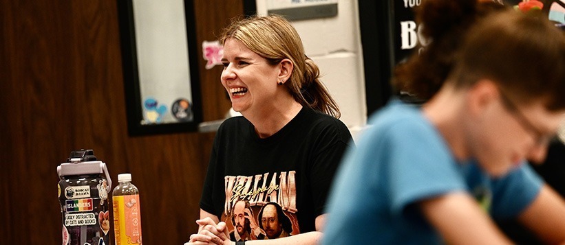 CHS theater director Samantha Dunaway