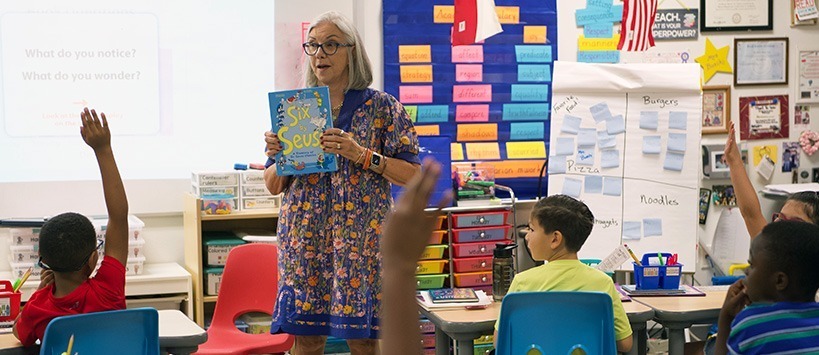 Grandparents day at Maude Moore Wood
