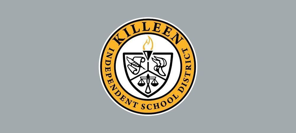 KISD logo on grey background