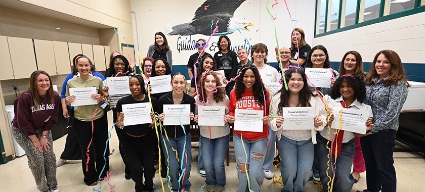 Scholarship recipients Ellison HS