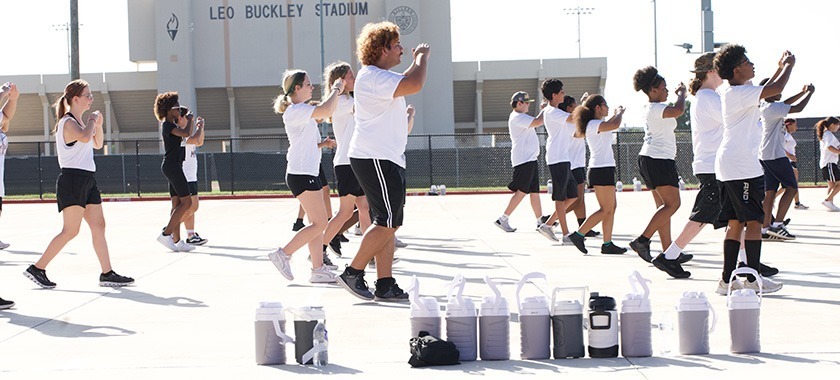 Summer marching band camp 2026