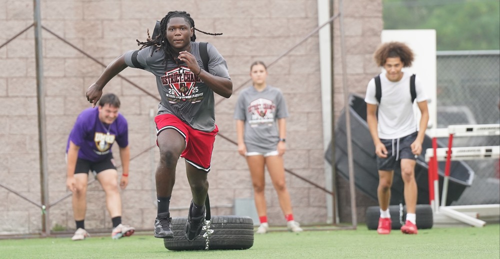 HHHS athlete during summer workouts