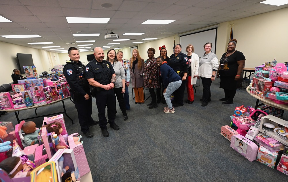 Blue Santa toy drive 2025