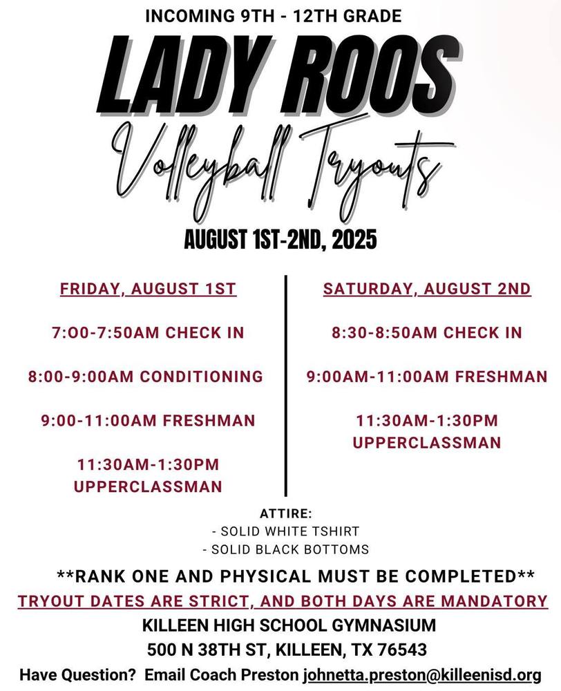 Lady Roo Volleyball