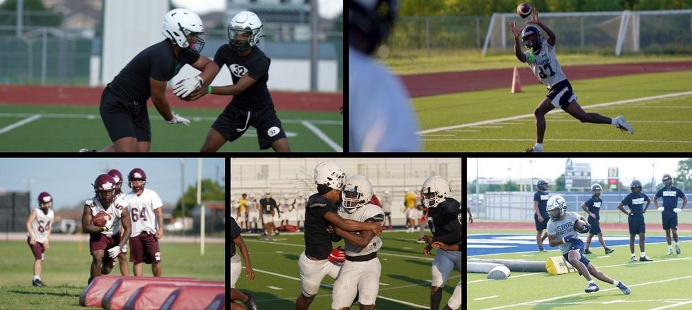 KISD football practice